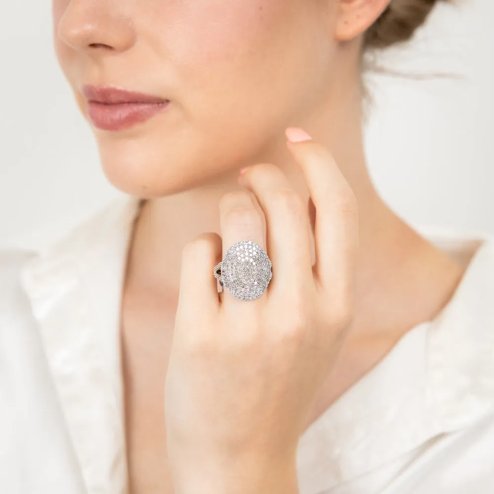 2 Carat Diamond Cluster Ring in 9ct Yellow Gold Shiels