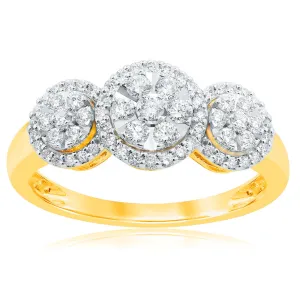 9ct Yellow Gold 0.45 Carat Luminesce Laboratory Grown Diamond Ring Shiels