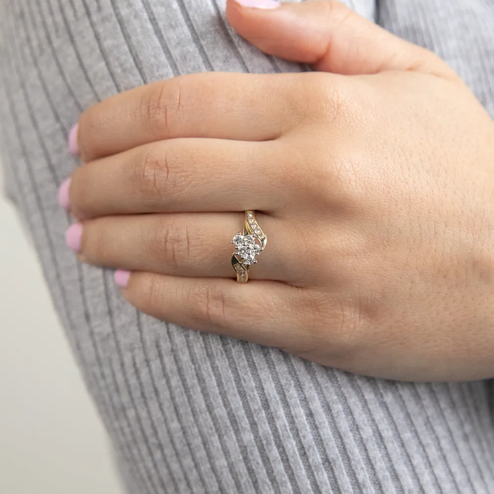 9ct Yellow Gold 1/2 Carat Diamond Enticing Ring Shiels