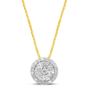 9ct Yellow Gold 1/5 Carat Luminesce Laboratory Grown Diamond Pendant Shiels