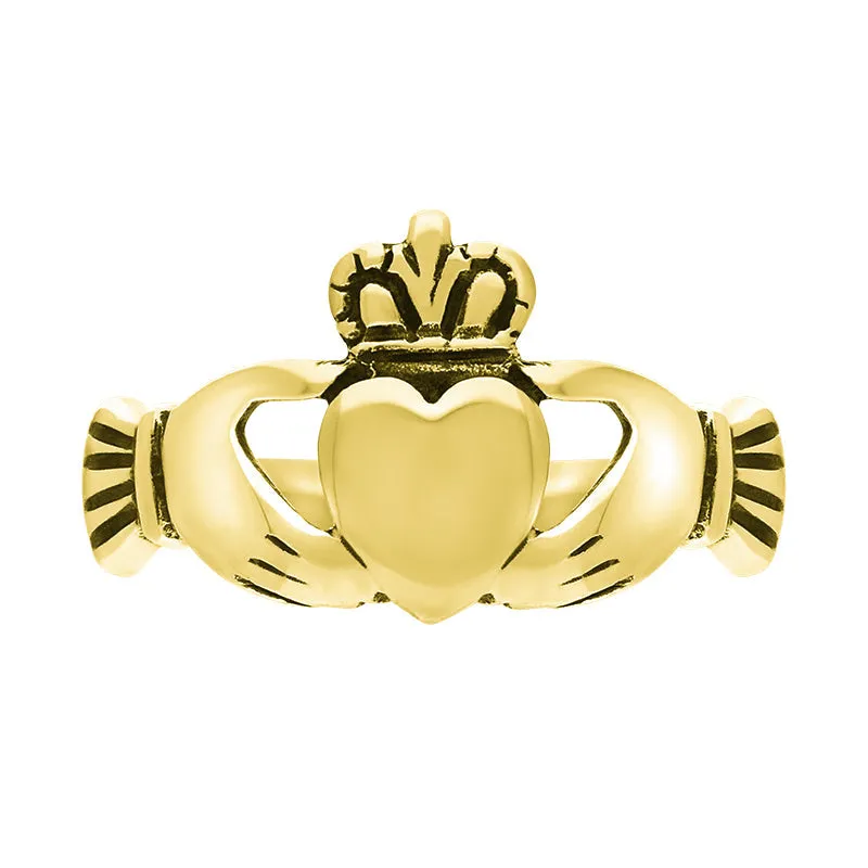 9ct Yellow Gold Claddagh Ring