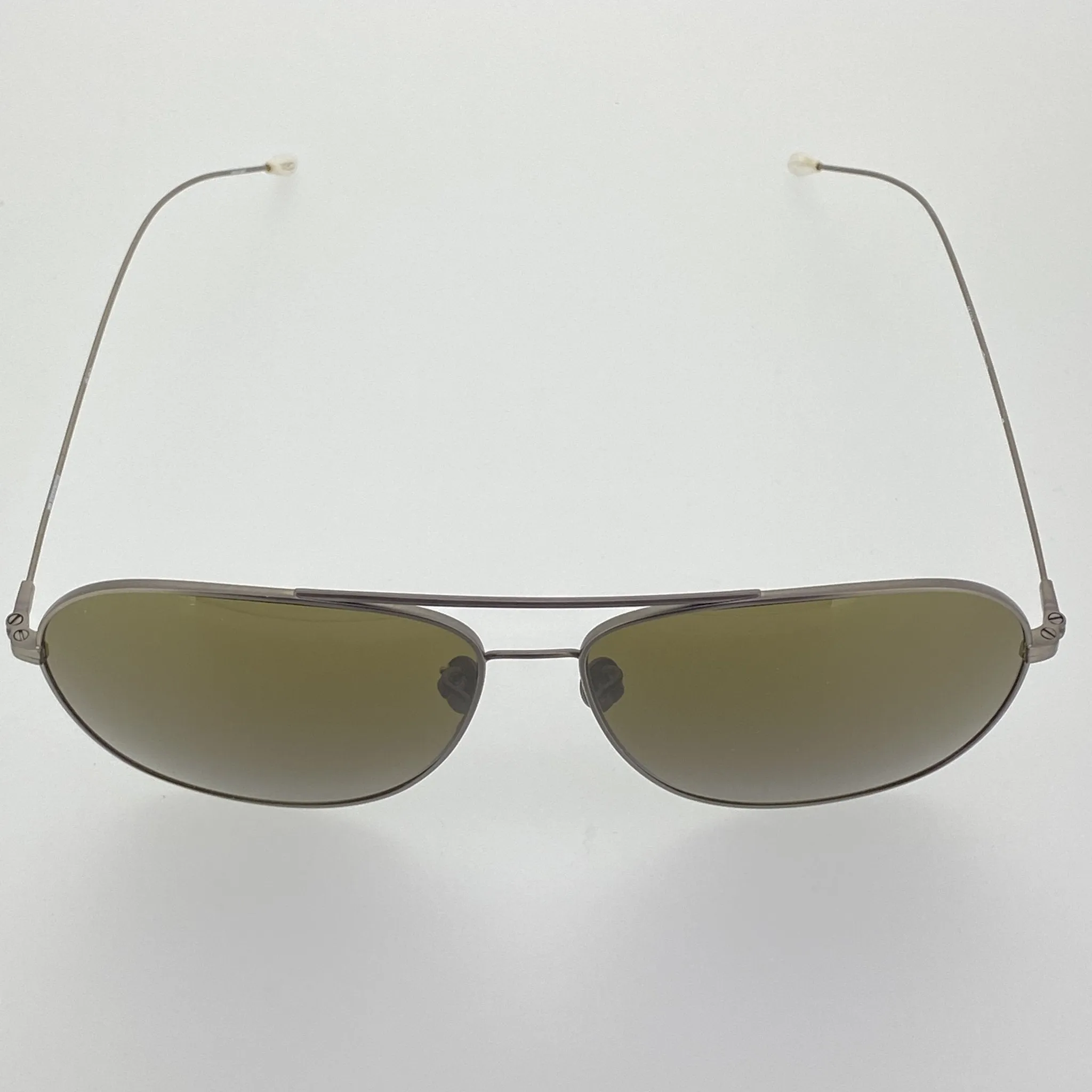 Ann Demeulemeester Men's Sunglasses Antique Silver and Brown AD48C3SUN