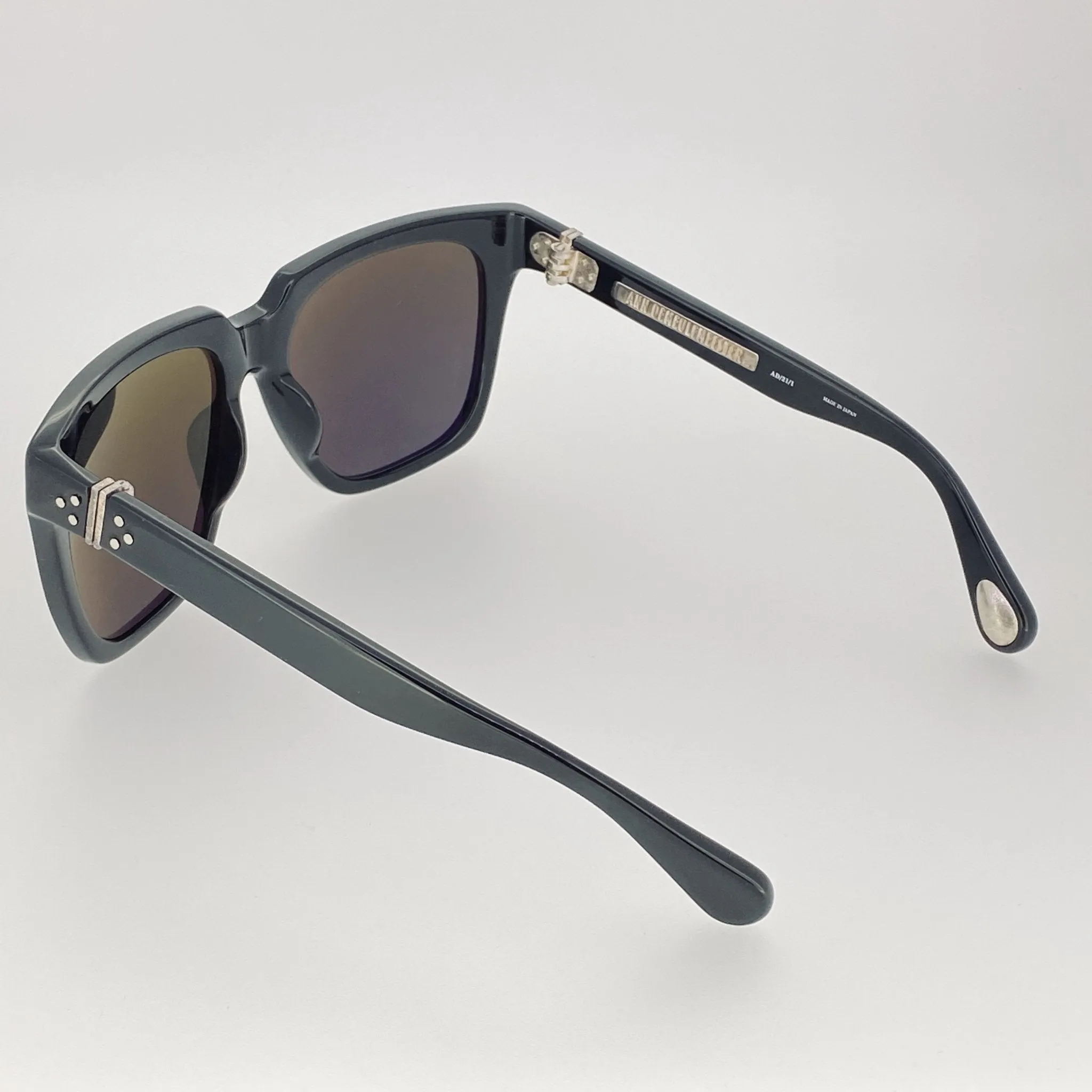 Ann Demeulemeester Men's Sunglasses Oversized Black and Grey AD21C1SUN