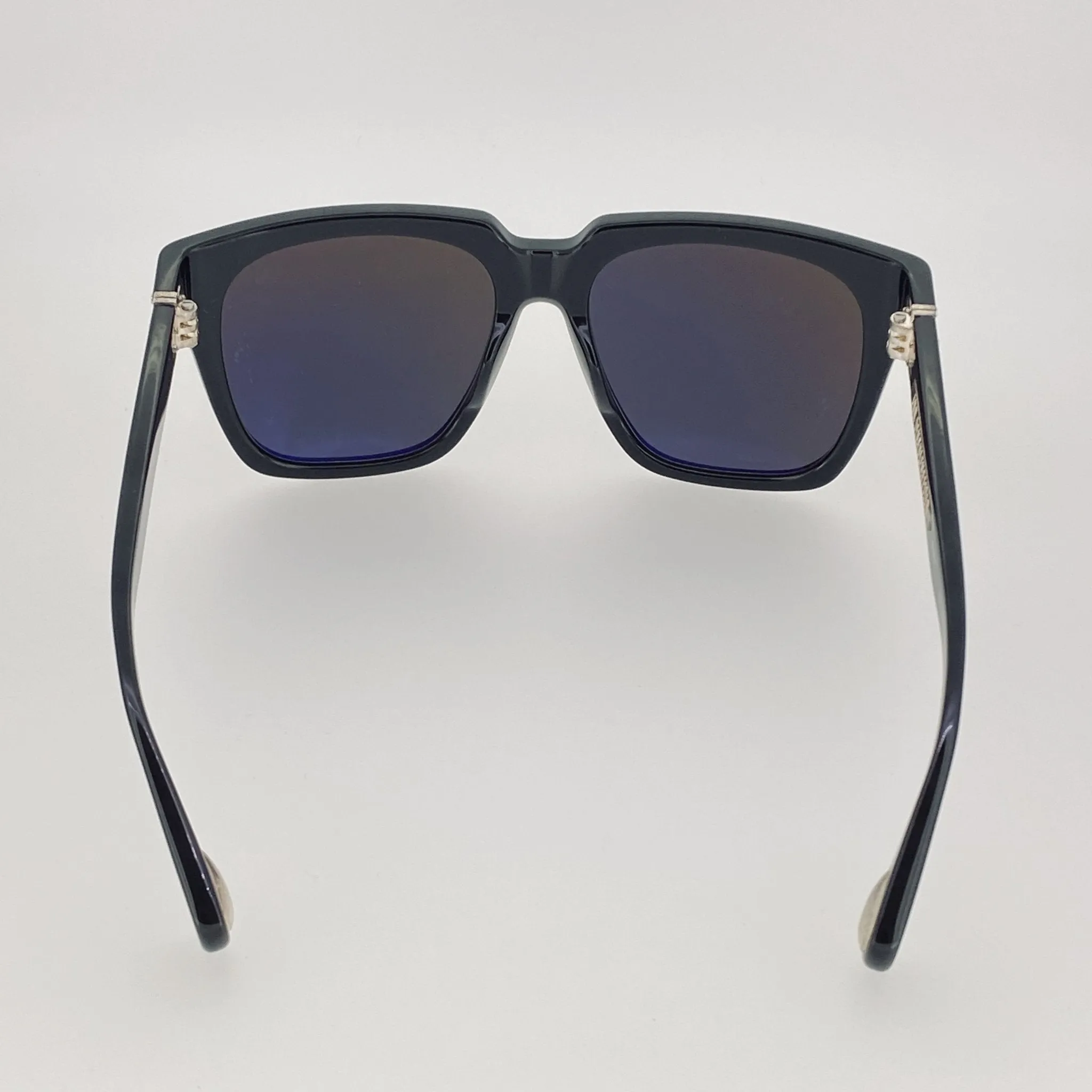 Ann Demeulemeester Men's Sunglasses Oversized Black and Grey AD21C1SUN