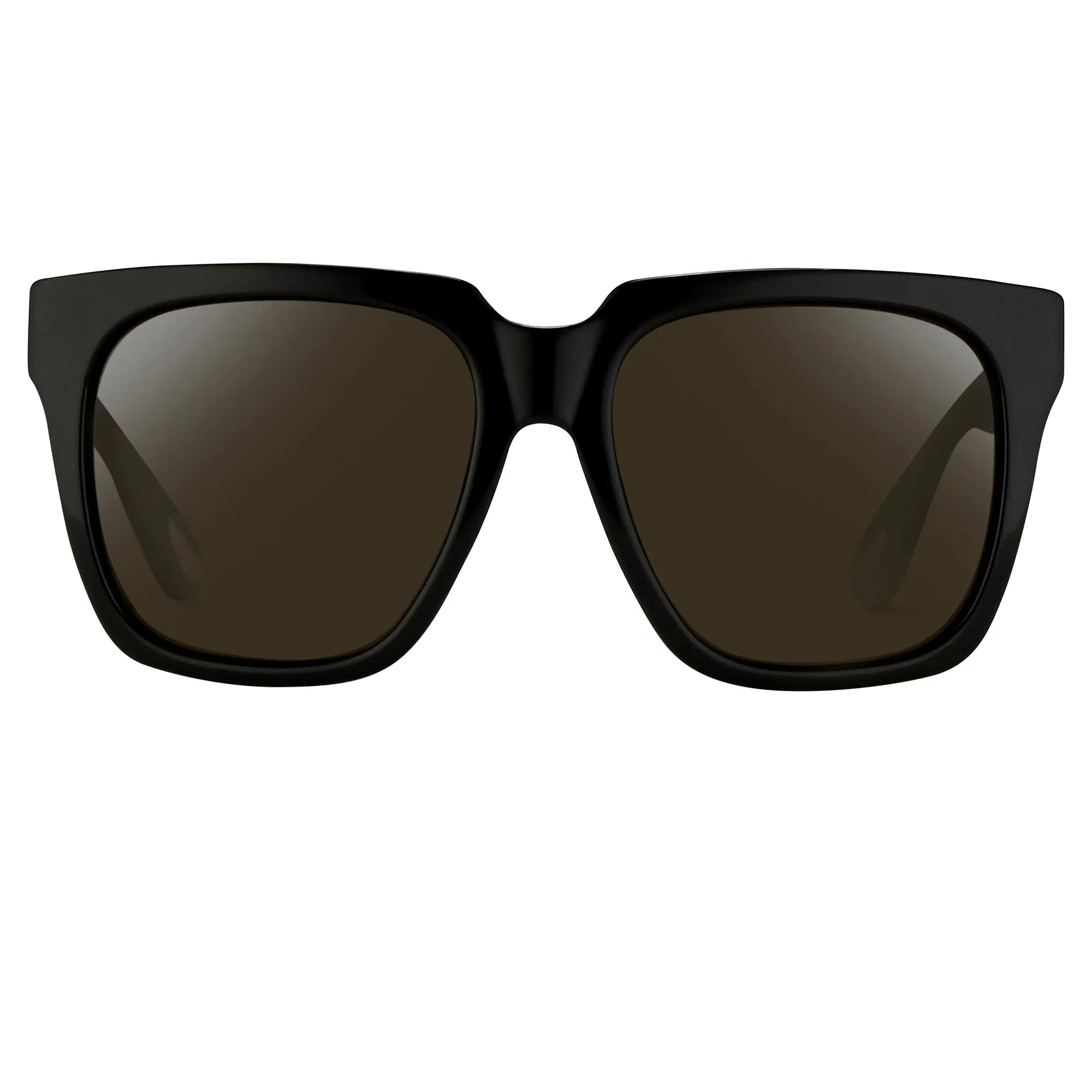 Ann Demeulemeester Men's Sunglasses Oversized Black and Grey AD21C1SUN