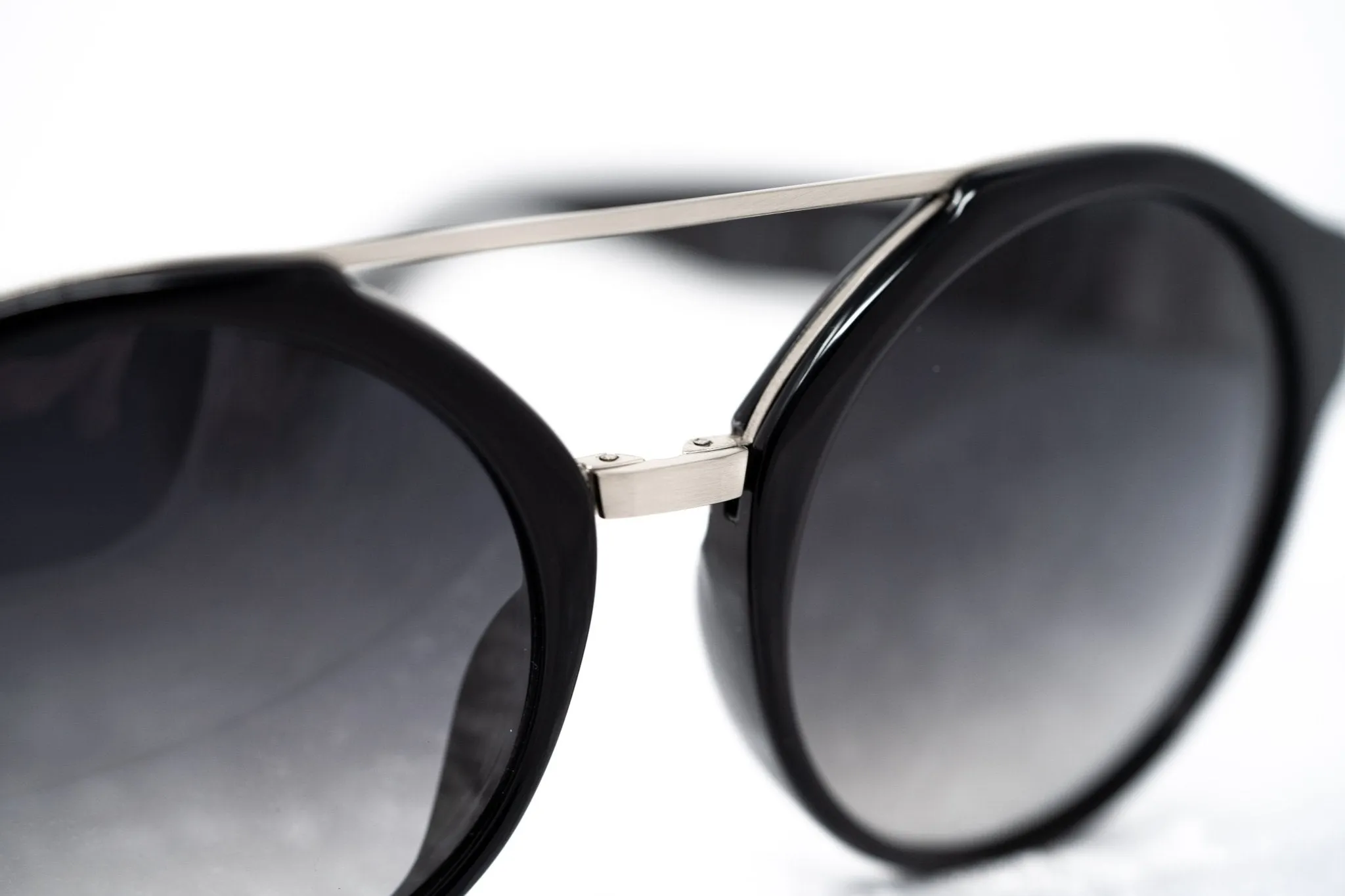 Ann Demeulemeester Sunglasses Round Black and Grey Graduated AD45C1SUN
