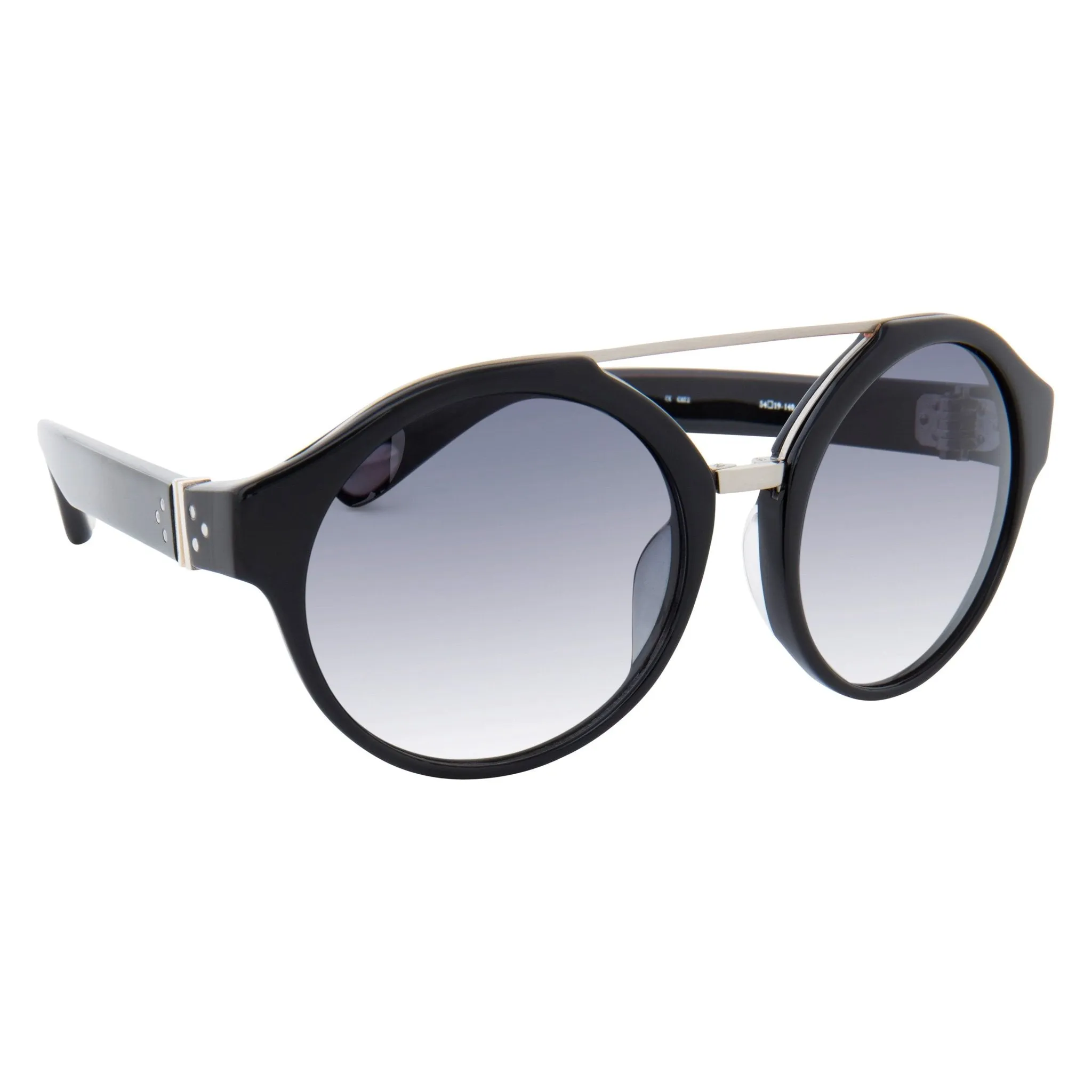 Ann Demeulemeester Sunglasses Round Black and Grey Graduated AD45C1SUN