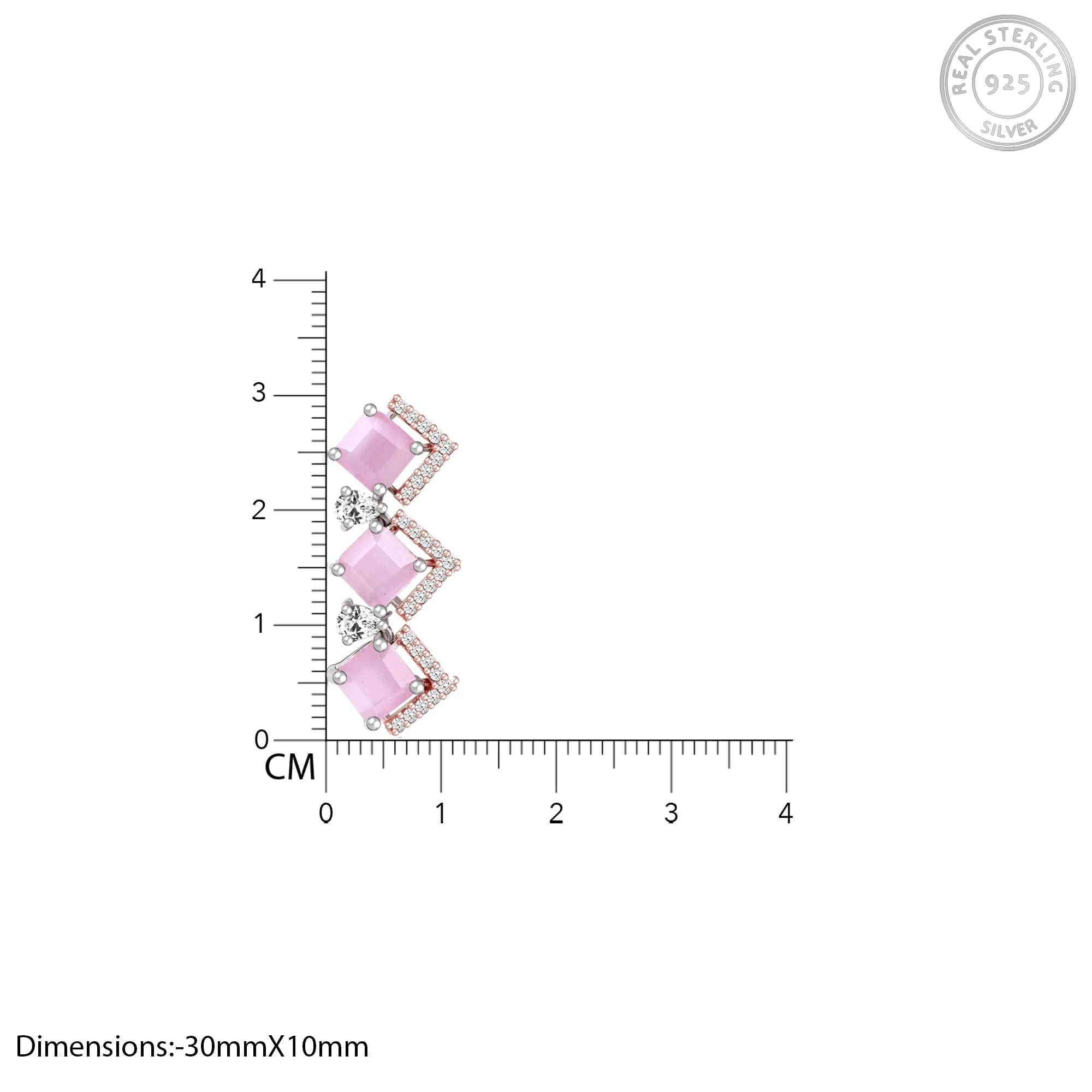 Anushka Sharma French Rose Earrings Giva