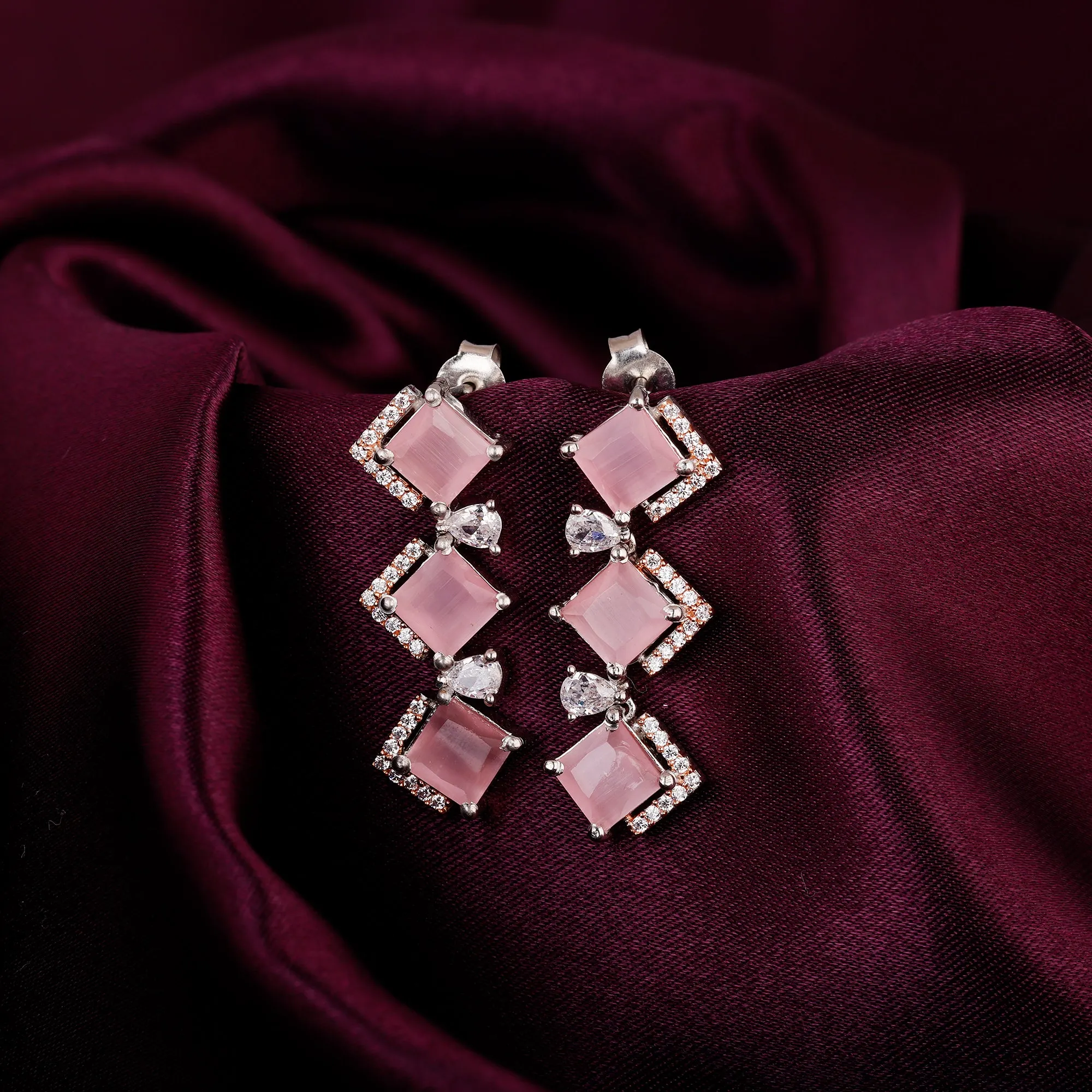 Anushka Sharma French Rose Earrings Giva