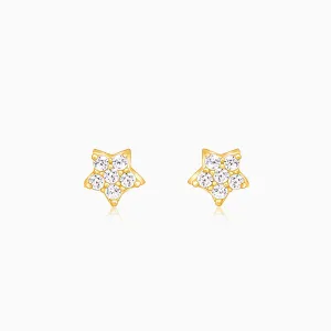 Anushka Sharma Golden Star Constellation Tiny Studs Giva