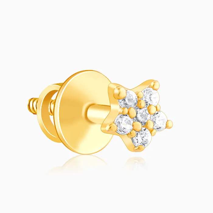 Anushka Sharma Golden Star Constellation Tiny Studs Giva