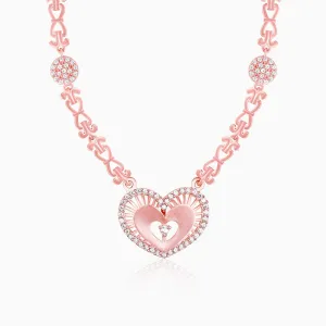 Anushka Sharma Rose Gold Love Affair Necklace Giva