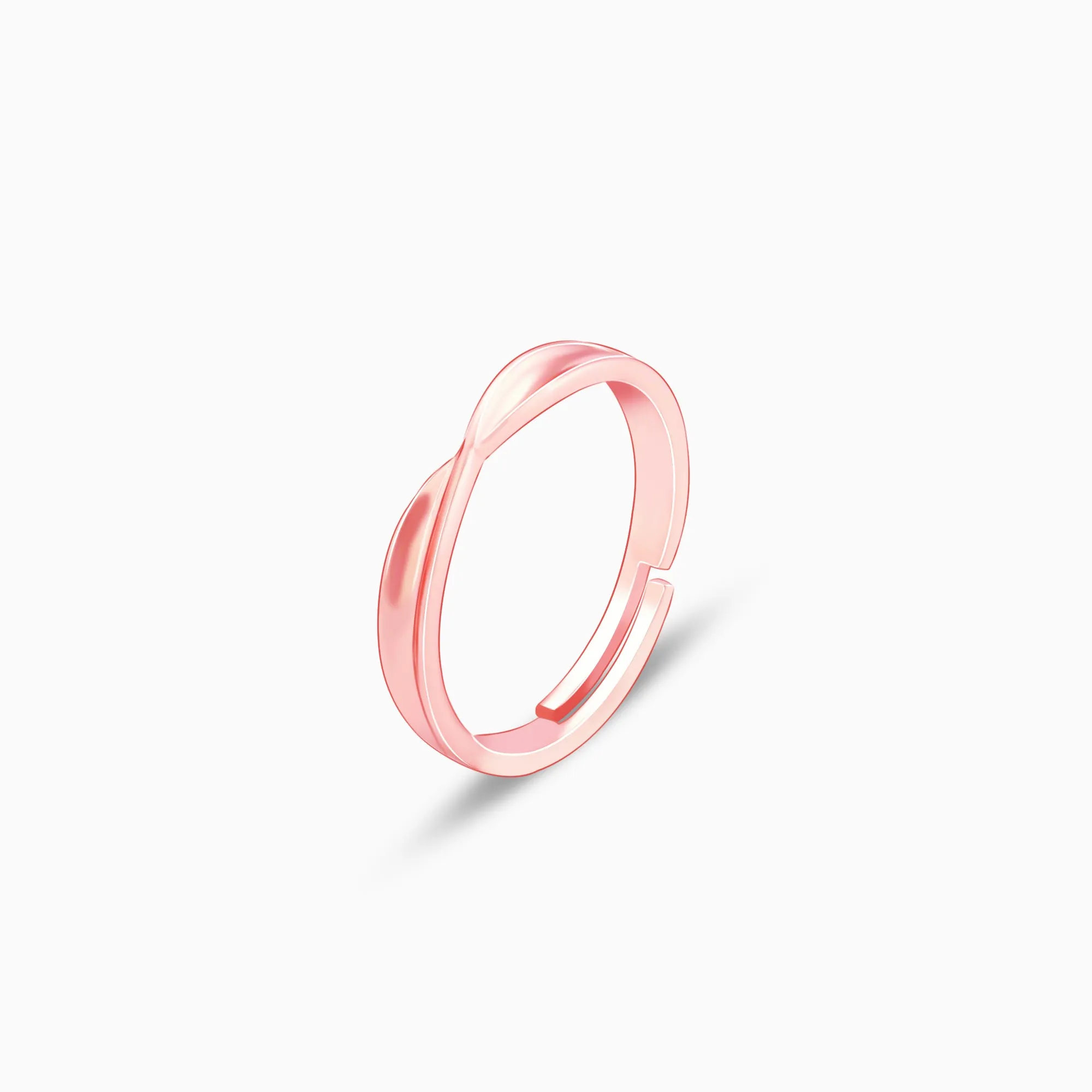 Anushka Sharma Rose Gold Minimal Grace Ring Giva