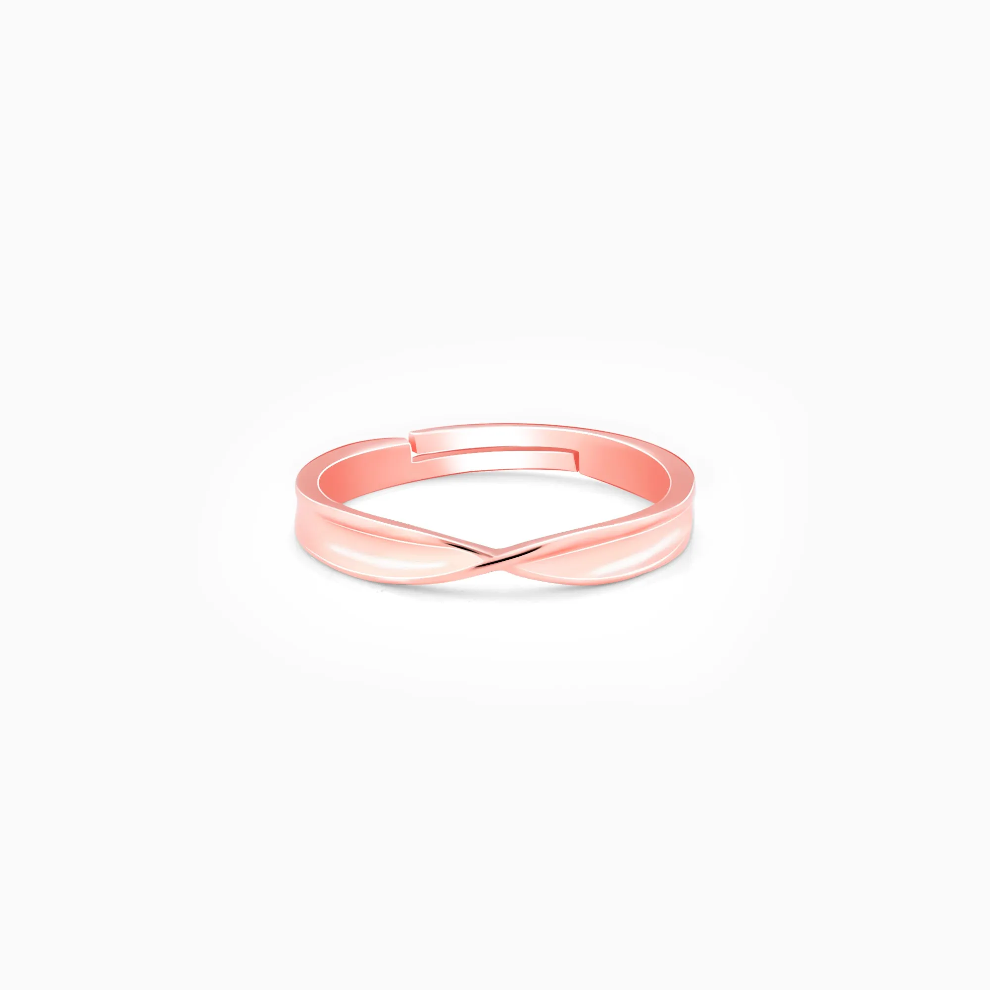 Anushka Sharma Rose Gold Minimal Grace Ring Giva