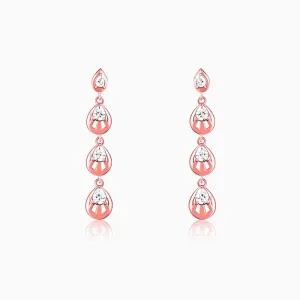 Anushka Sharma Rose Gold Paradise Love Earrings Giva