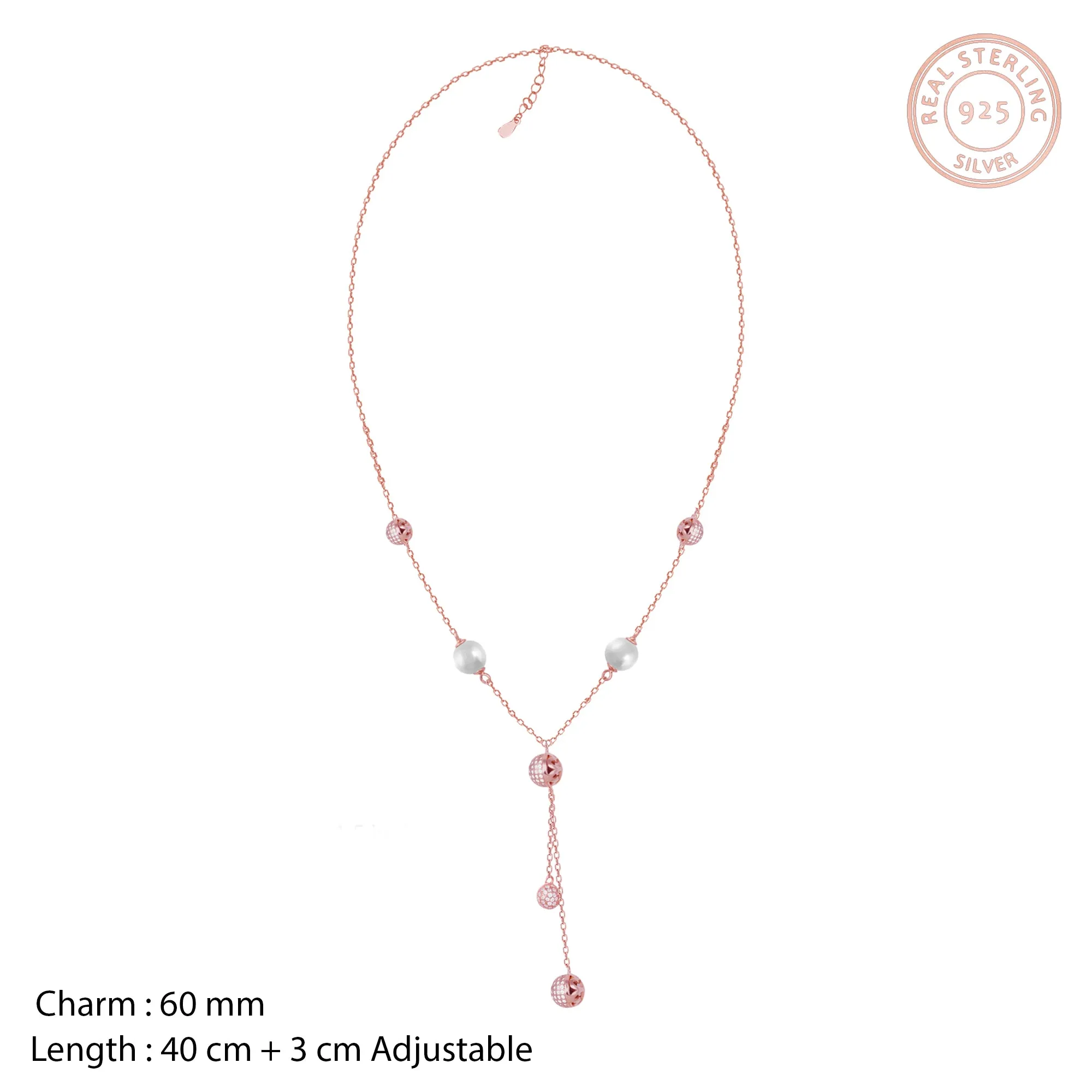 Anushka Sharma Rose Gold Pearlicious Necklace Giva