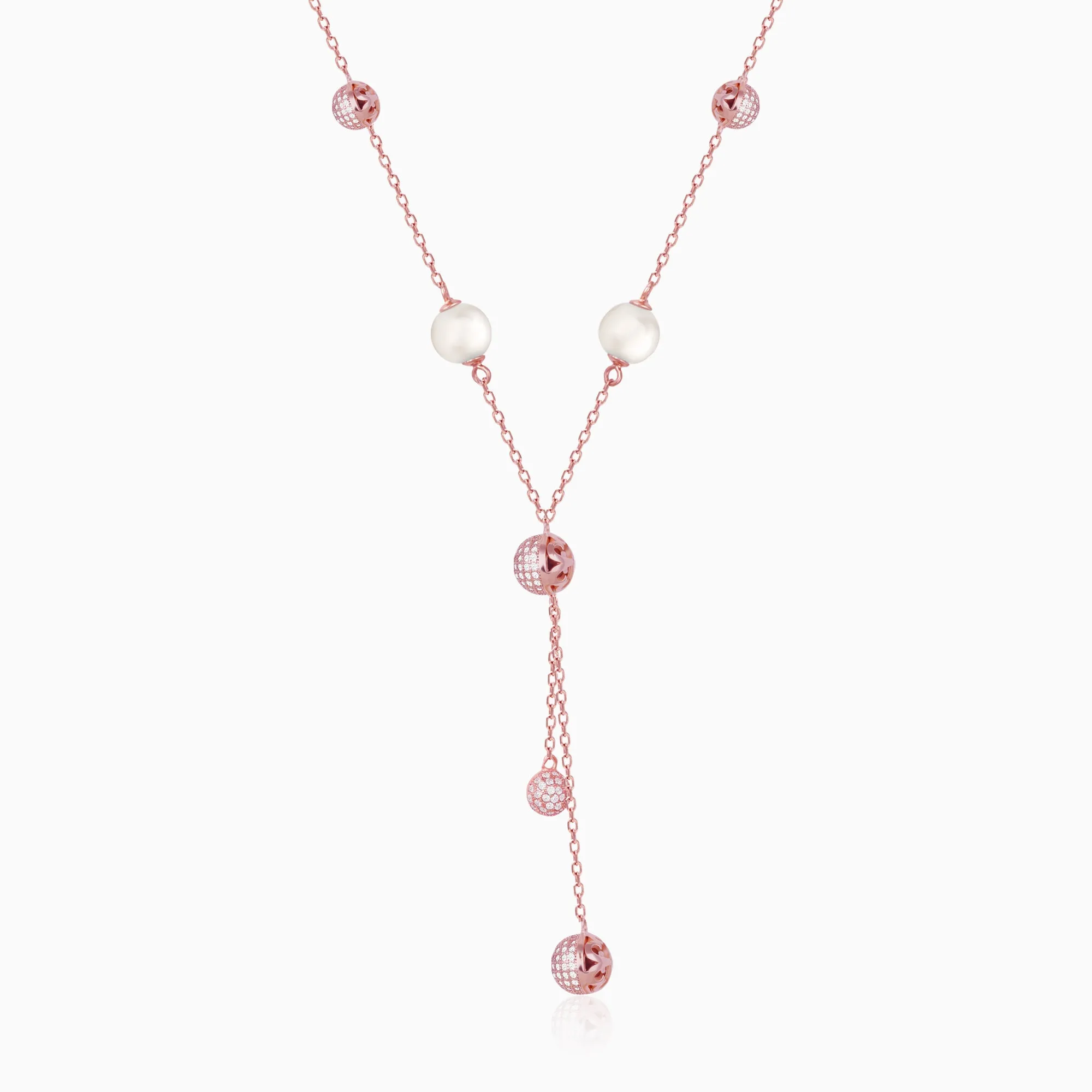 Anushka Sharma Rose Gold Pearlicious Necklace Giva