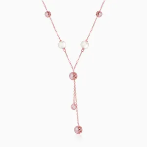 Anushka Sharma Rose Gold Pearlicious Necklace Giva