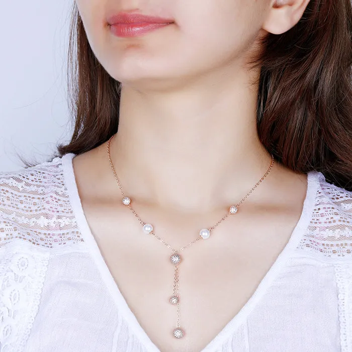Anushka Sharma Rose Gold Pearlicious Necklace Giva