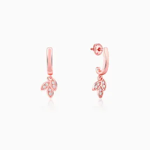 Anushka Sharma Rose Gold Petal Trio Hoop Earrings Giva
