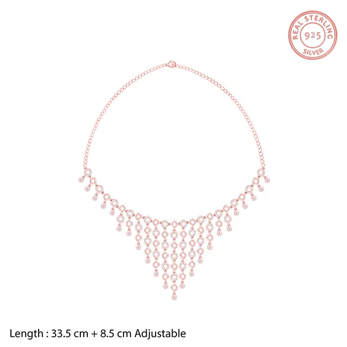Anushka Sharma Rose Gold Queen Of Dreams Necklace Giva