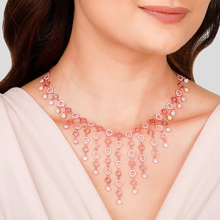 Anushka Sharma Rose Gold Queen Of Dreams Necklace Giva