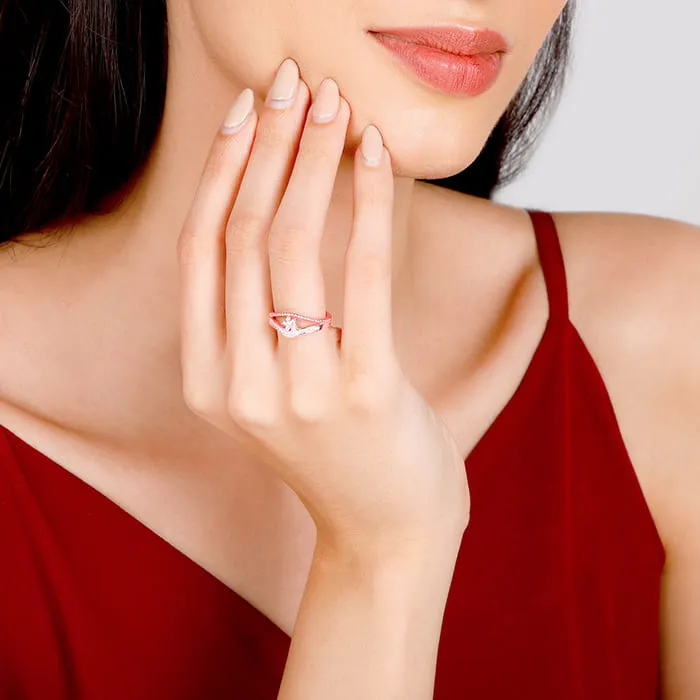 Anushka Sharma Rose Gold Reverie Ring Giva