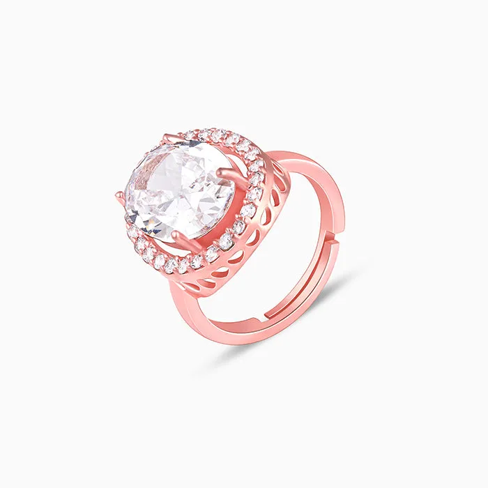 Anushka Sharma Rose Gold Solitaire Ring Giva