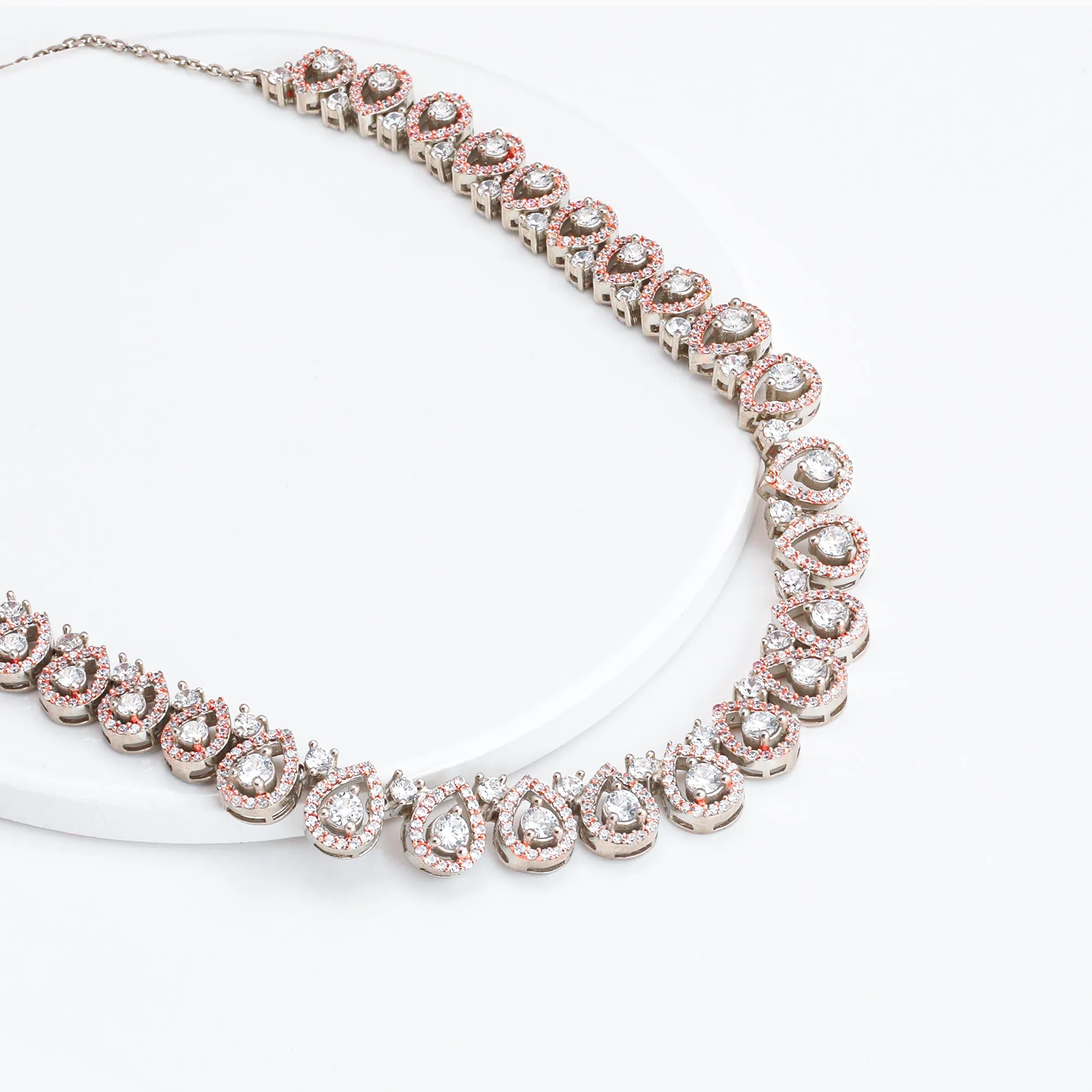 Anushka Sharma Silver Affair Necklace Giva