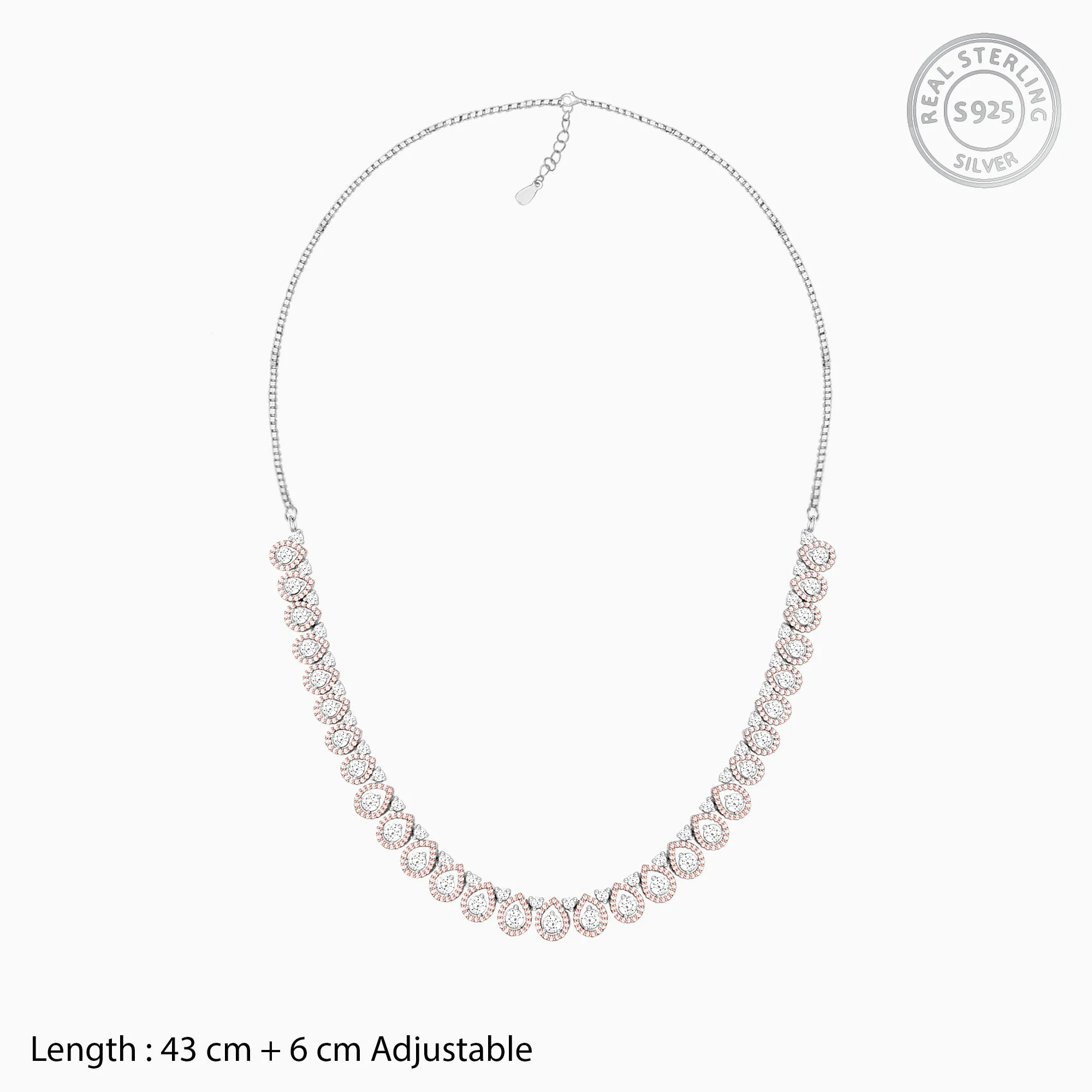 Anushka Sharma Silver Affair Necklace Giva