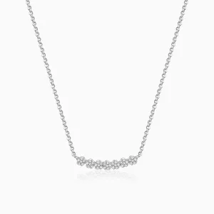 Anushka Sharma Silver Blooming Flower Necklace Giva