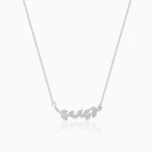 Anushka Sharma Silver Leaf Necklace Giva