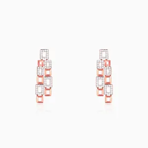 Anushka's Rose Gold Grace Earrings Giva