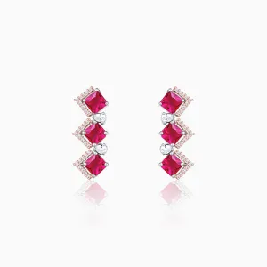 Anushka's Royal Pink Earrings Giva