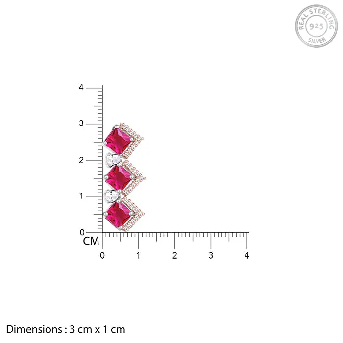Anushka's Royal Pink Earrings Giva