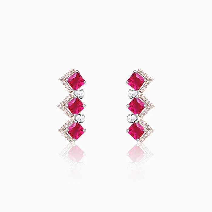 Anushka's Royal Pink Earrings Giva