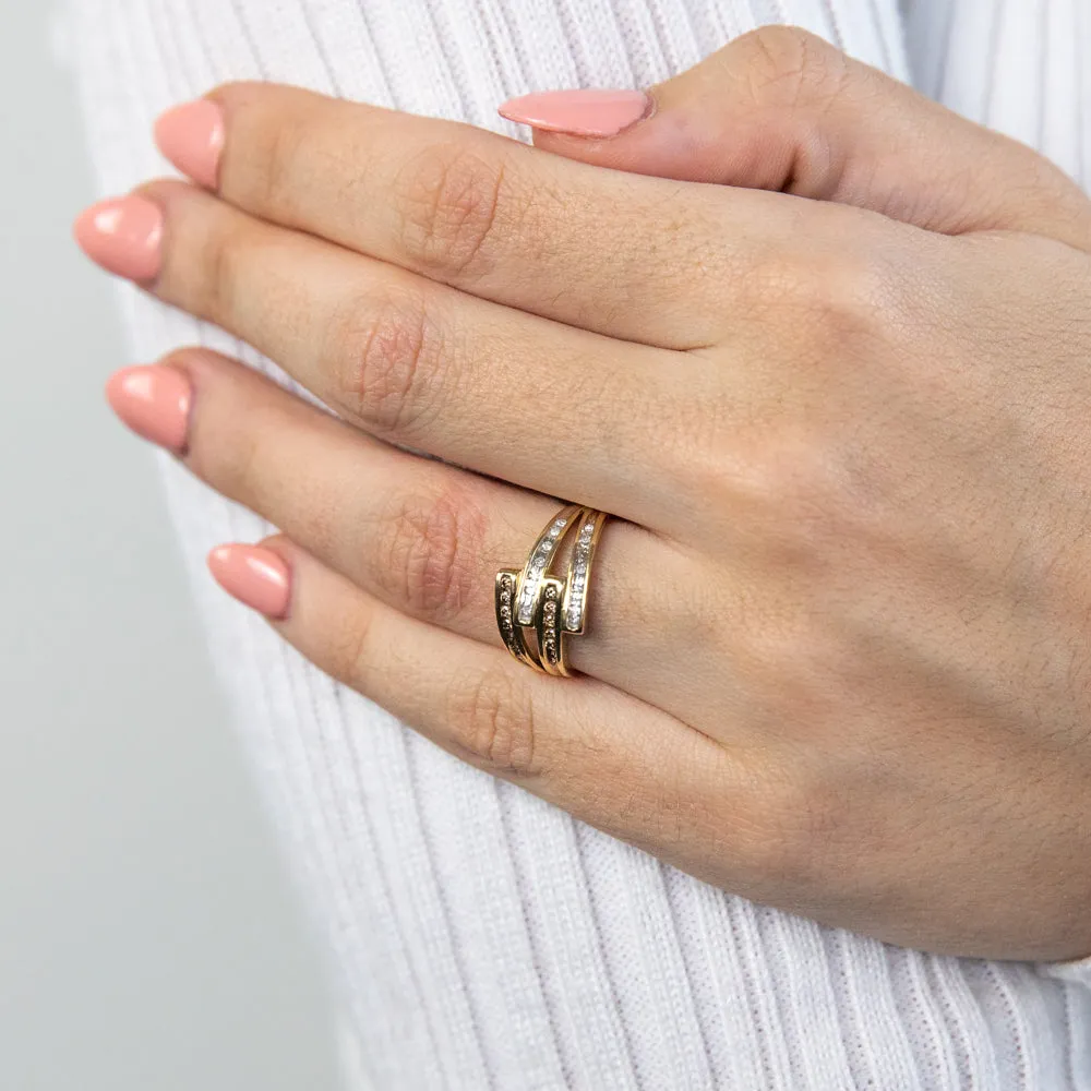 Australian Diamond 9ct Yellow Gold Diamond Ring Shiels