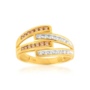 Australian Diamond 9ct Yellow Gold Diamond Ring Shiels