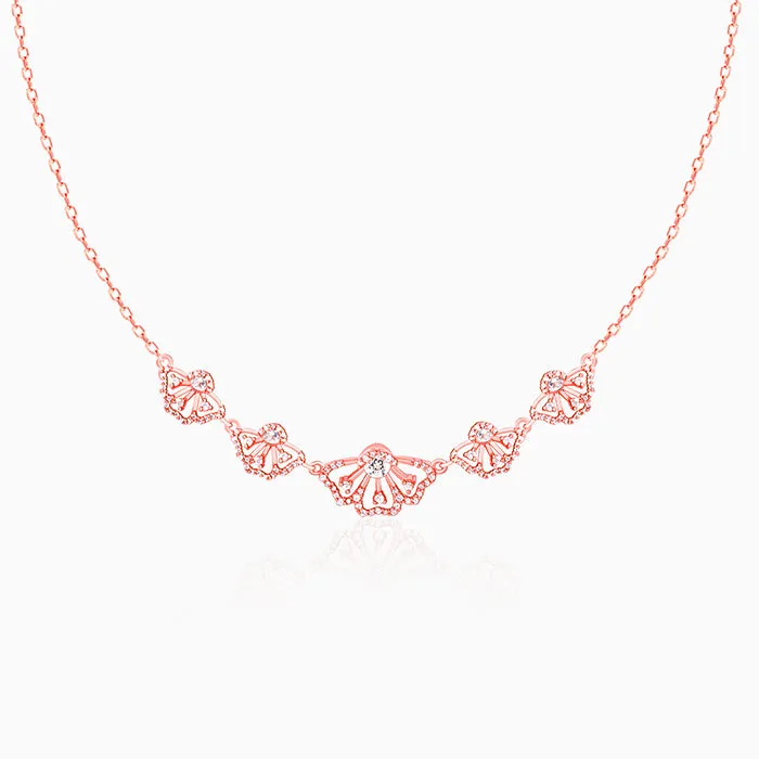 Bhumi Rose Gold Crowning Eyebright Necklace Giva