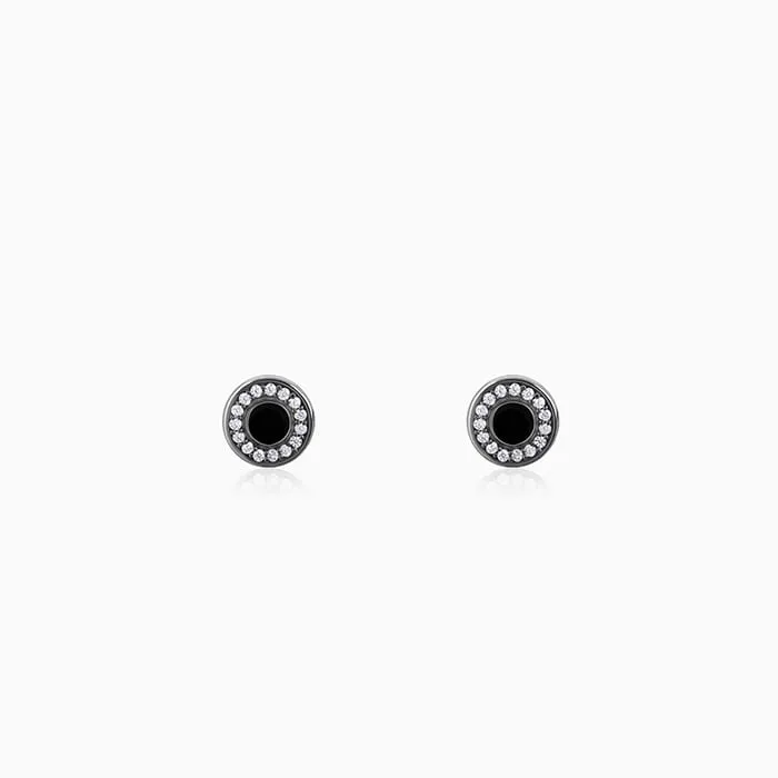 Black Rhodium Ares Stud For Him Giva