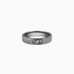 Black Rhodium Boldness Ring For Him Giva