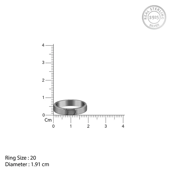 Black Rhodium Daring Ring For Him Giva