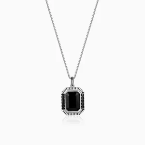 Black Rhodium Dark Phoenix Pendant With Box Chain For Him Giva