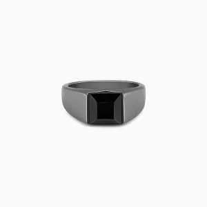 Black Rhodium Jazz Up Ring For Him Giva