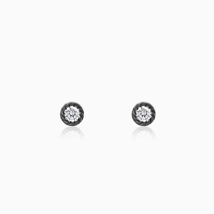 Black Rhodium Loki Stud For Him Giva