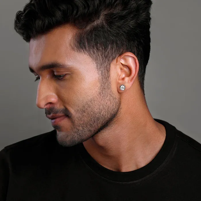 Black Rhodium Loki Stud For Him Giva