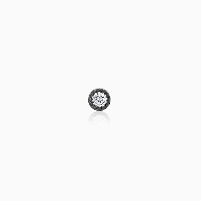 Black Rhodium Loki Stud For Him Giva
