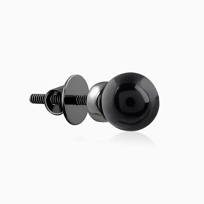 Black Rhodium Rizz Stud For Him Giva