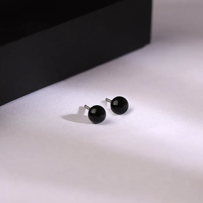 Black Rhodium Rizz Stud For Him Giva