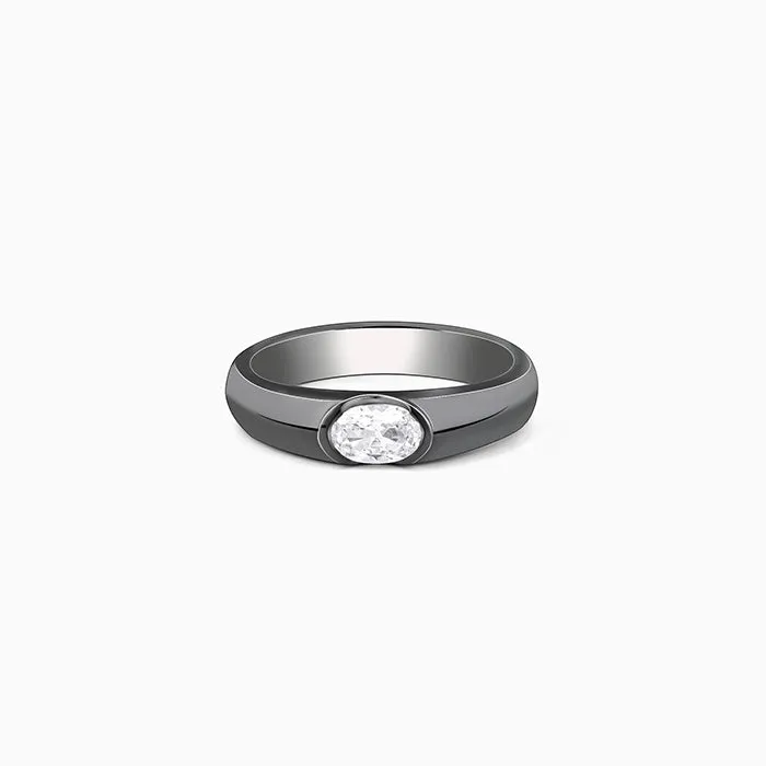 Black Rhodium Supremo Ring For Him Giva
